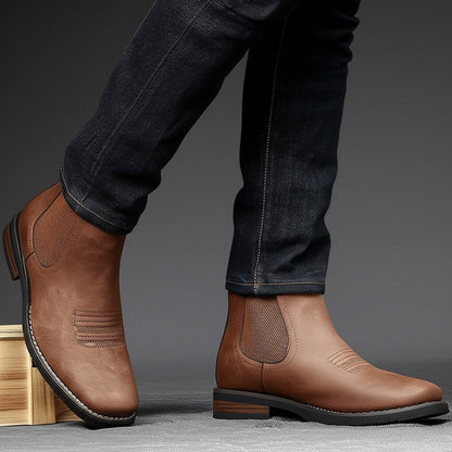 Daniel | Men's Slip-On Western Chelsea Boots