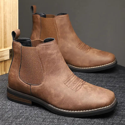 Daniel | Men's Slip-On Western Chelsea Boots