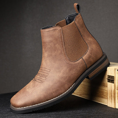 Daniel | Men's Slip-On Western Chelsea Boots