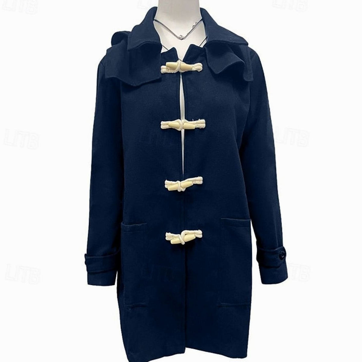 Elijah | Men's Hooded Long Wool Duffle Coat