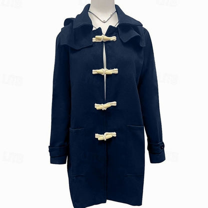 Elijah | Men's Hooded Long Wool Duffle Coat