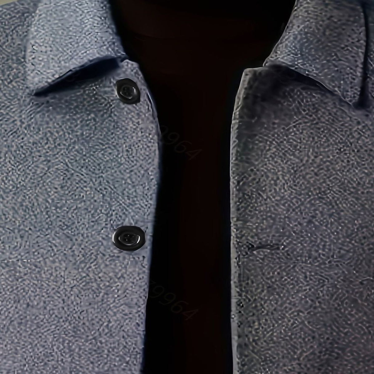 Samuel | Men's Single-Breasted Loose Fit Wool Trench Coat