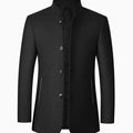 Nathan | Men's High-Neck Wool Trench Coat