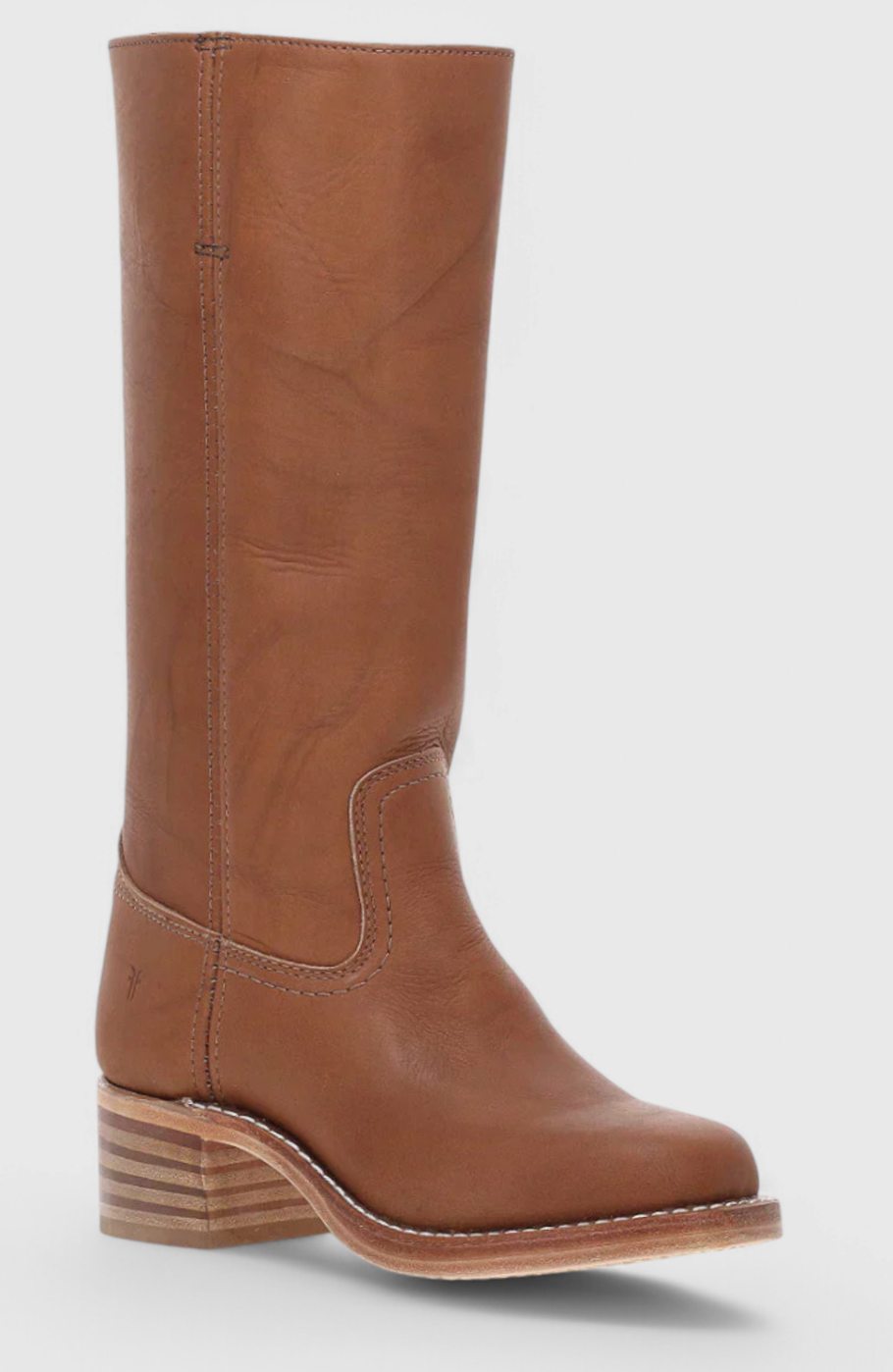 Penelope | Women's knee-high leather boots with stacked heel