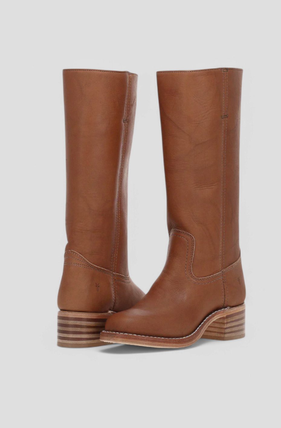 Penelope | Women's knee-high leather boots with stacked heel
