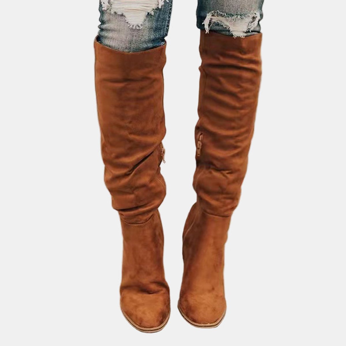 Aria | Women's stretch over-the-knee block heel boots