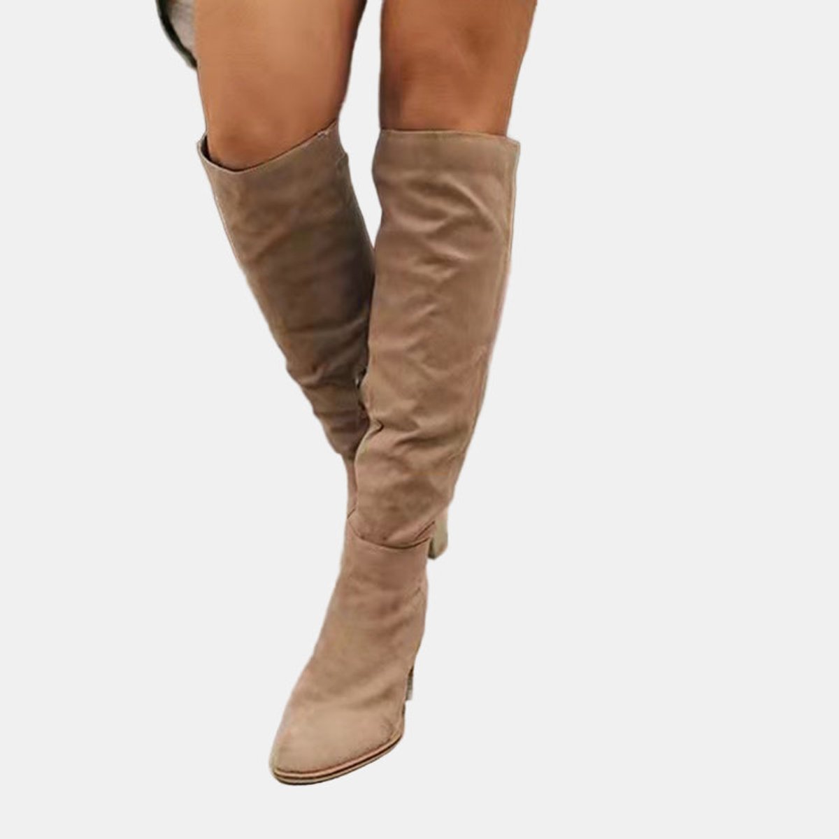 Aria | Women's stretch over-the-knee block heel boots
