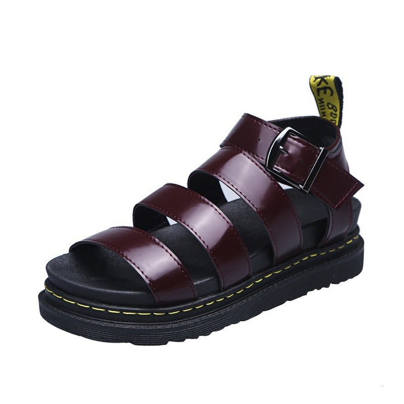 Eleanor | Strappy platform sandals with buckle and chunky sole