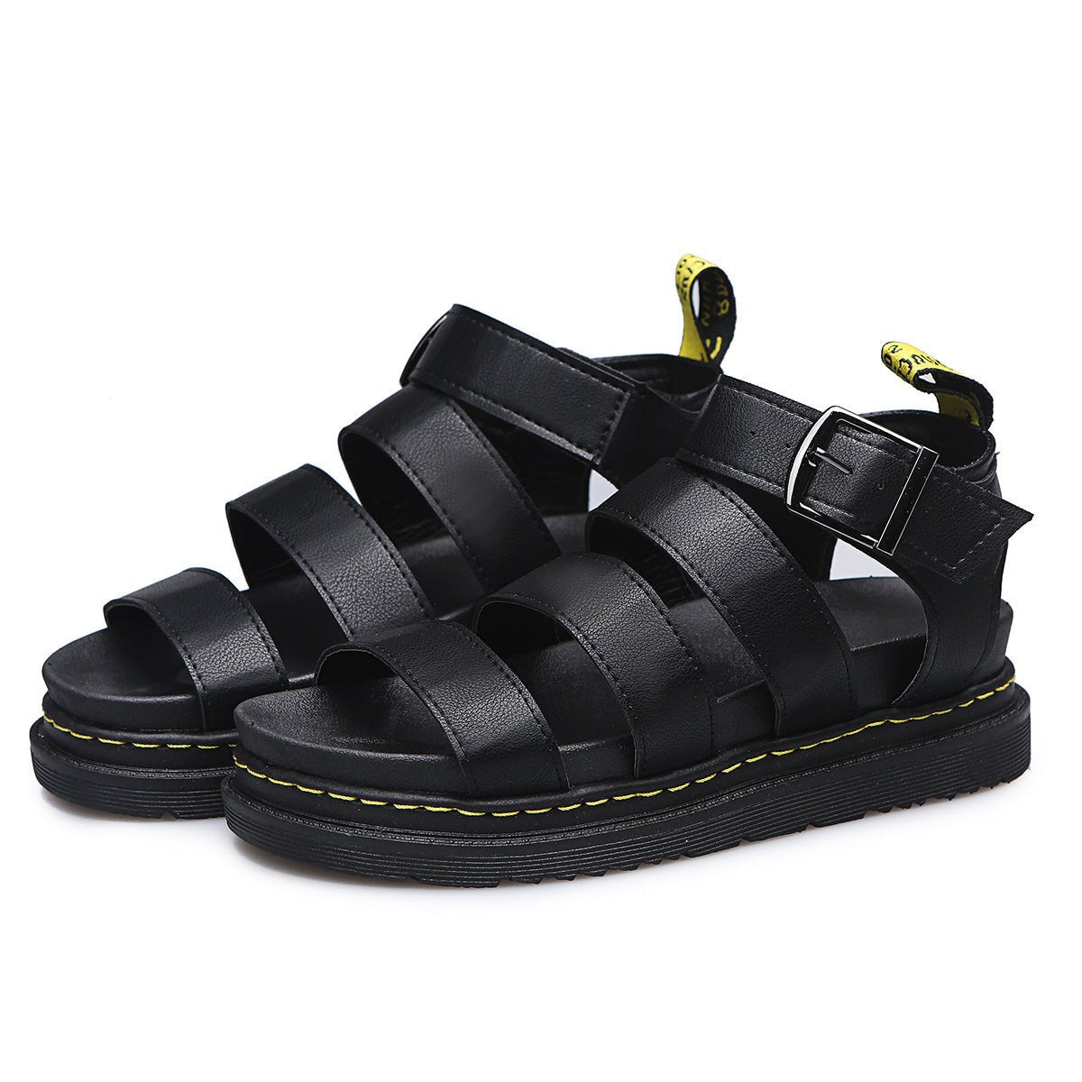 Eleanor | Strappy platform sandals with buckle and chunky sole