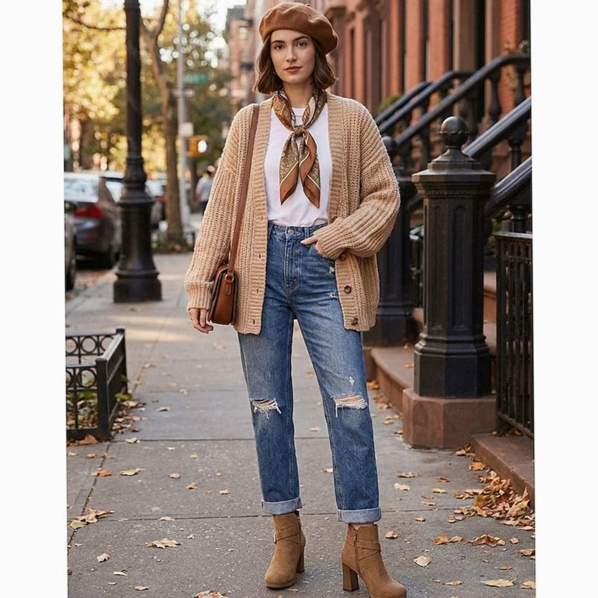 Isabella | Women's suede ankle boots with buckle strap and block heel
