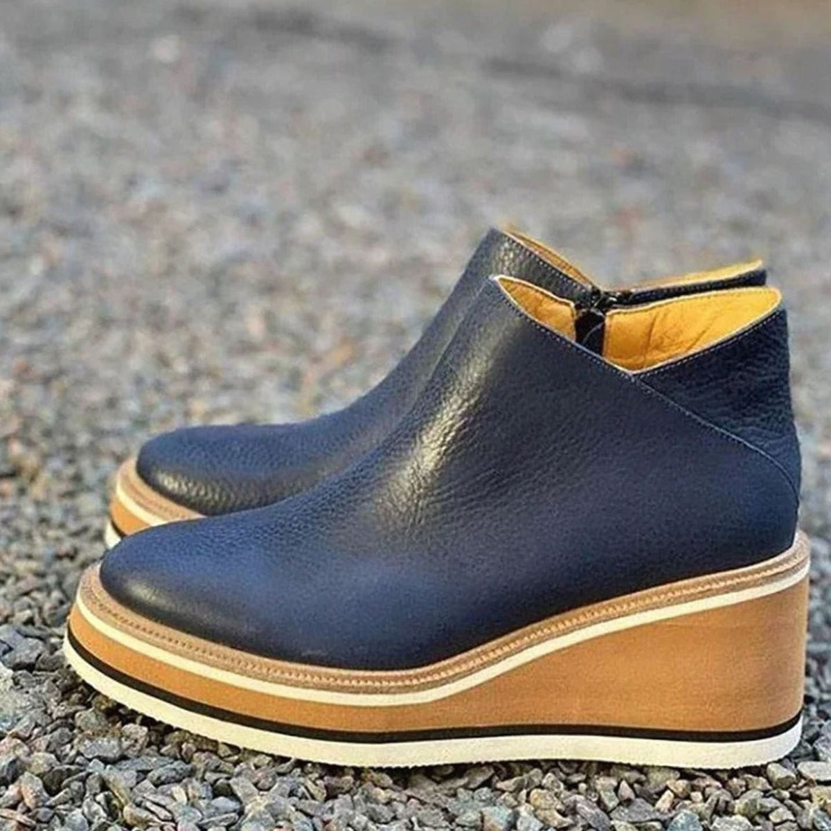 Penelope | Women's wedge platform Chelsea boots