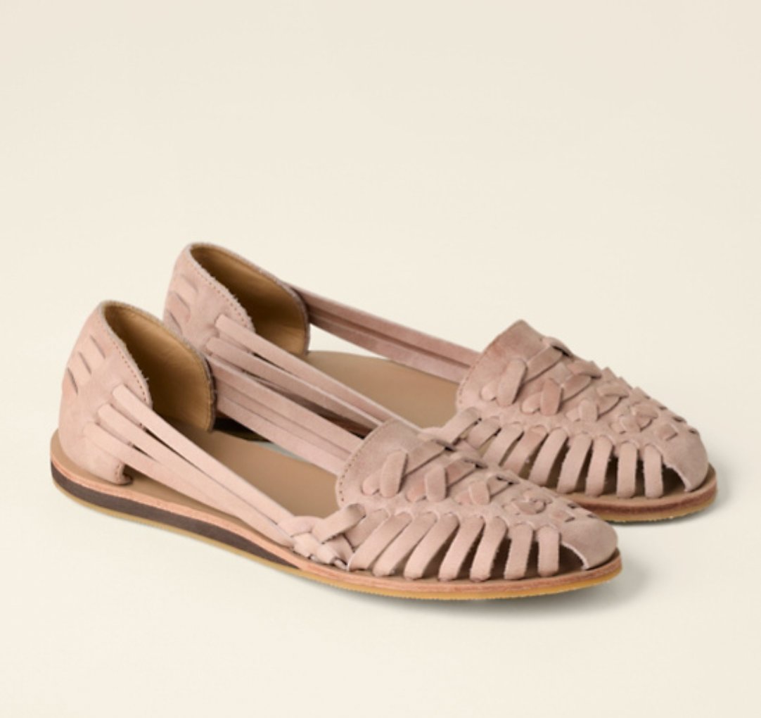 Evelyn | Closed-toe slip-on sandals with a braided finish