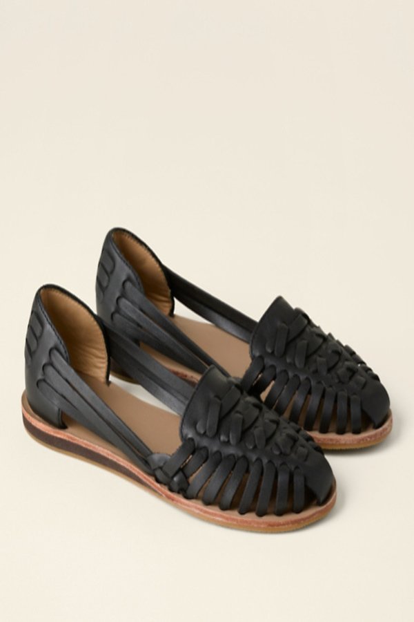 Grace | Braided leather huarache sandals